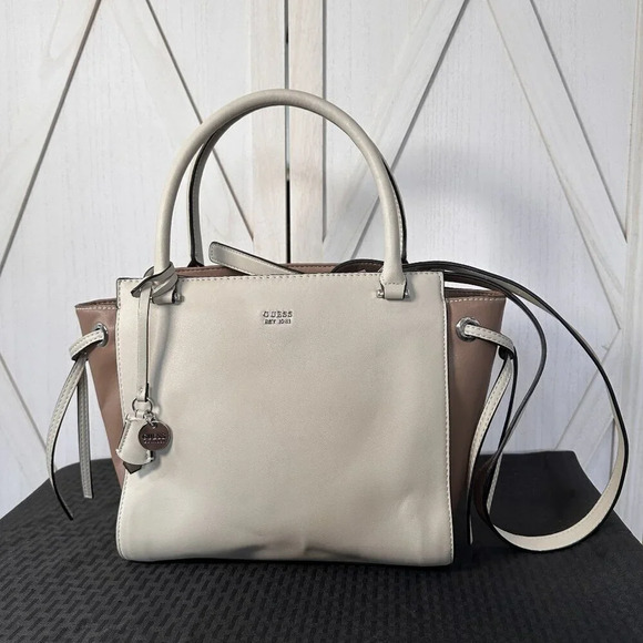 Guess Color Block Satchel - Picture 1 of 7